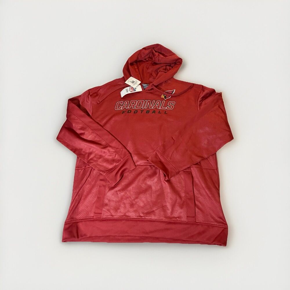 NWT Arizona Cardinals Red Performance Hoodie Men’s XL NFL Football CSA